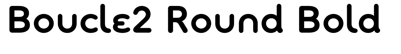 Boucle2 Round Bold